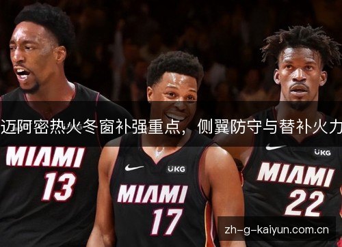 迈阿密热火冬窗补强重点,侧翼防守与替补火力 迈阿密热火冬窗补强重点,侧翼防守与替补火力